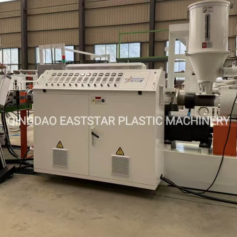 One-out-two PVC profile production line for livestock breeding